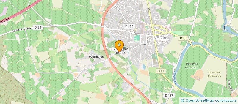 localisation de l'entreprise MADAME OPHELIE GARDIN  BESSAN