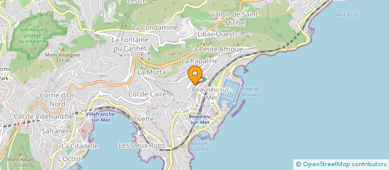 localisation de l'entreprise MADAME OPHELIE GARZIGLIA à BEAULIEU-SUR-MER