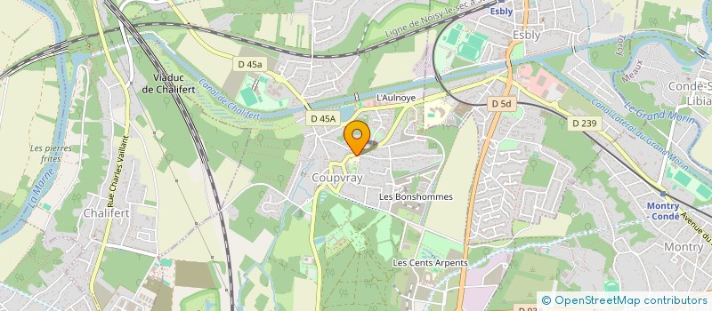 localisation de l'entreprise MADAME OPHELIE GAUTHIER  COUPVRAY