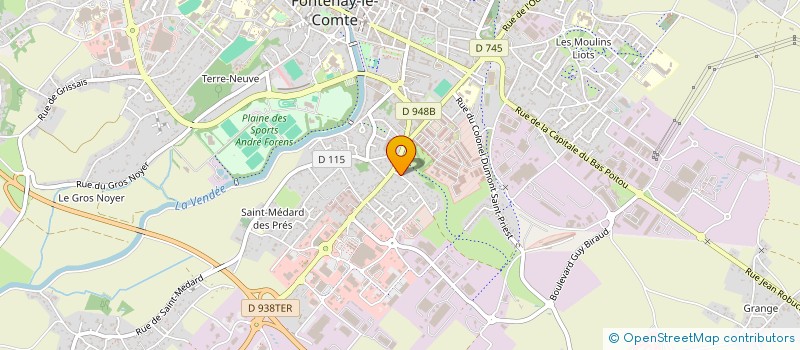 localisation de l'entreprise MADAME OPHELIE GERMAIN à FONTENAY-LE-COMTE
