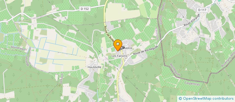 localisation de l'entreprise MADAME OPHELIE GILLES à UCHAUX