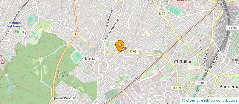 localisation de l'entreprise MADAME OPHELIE GIORDANA à CLAMART