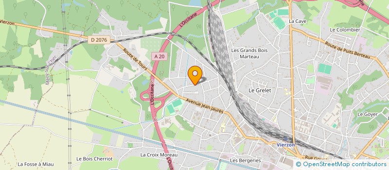 localisation de l'entreprise MADAME OPHELIE GIRARD à VIERZON