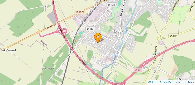 localisation de l'entreprise MADAME OPHELIE GLERANT  SALEUX