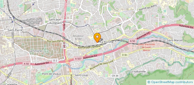 localisation de l'entreprise MADAME OPHELIE GODEAU  MARSEILLE 11
