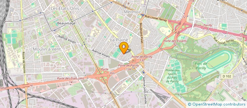 localisation de l'entreprise MADAME OPHELIE GOUDROUFFOU  LYON