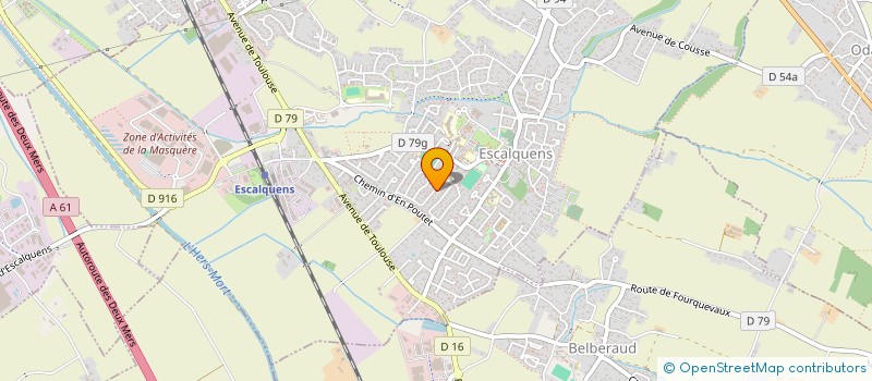 localisation de l'entreprise MADAME OPHELIE GOUT  ESCALQUENS