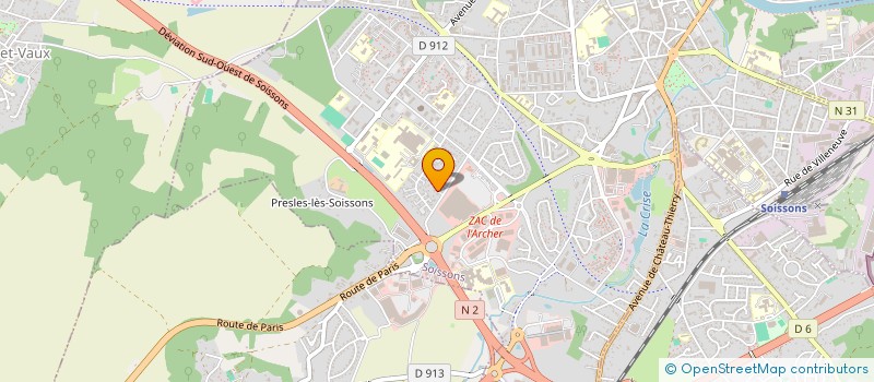 localisation de l'entreprise MADAME OPHELIE GRAFFAN à SOISSONS