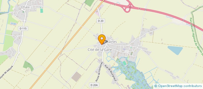 localisation de l'entreprise MADAME OPHELIE GUEDON à FONTENAY-LE-COMTE