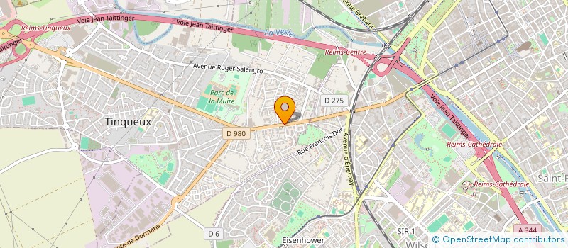 localisation de l'entreprise MADAME OPHELIE GUERBER  TINQUEUX