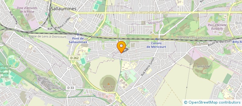 localisation de l'entreprise MADAME OPHELIE GUISGAND  MERICOURT