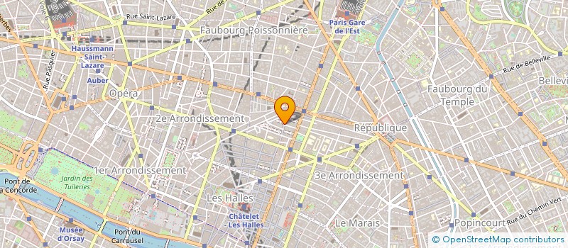 localisation de l'entreprise MADAME OPHELIE HERVE à PARIS
