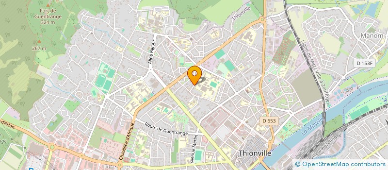 localisation de l'entreprise MADAME OPHELIE HEUSBOURG  THIONVILLE