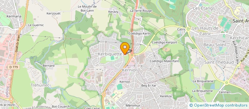 localisation de l'entreprise MADAME OPHELIE HOUIVET à VANNES