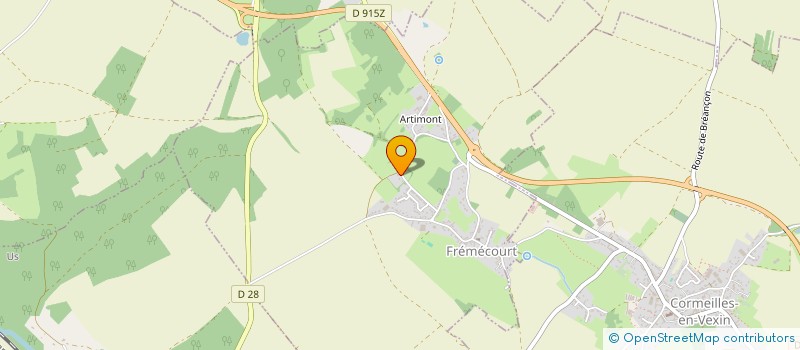 localisation de l'entreprise MADAME OPHELIE HUET  FREMECOURT