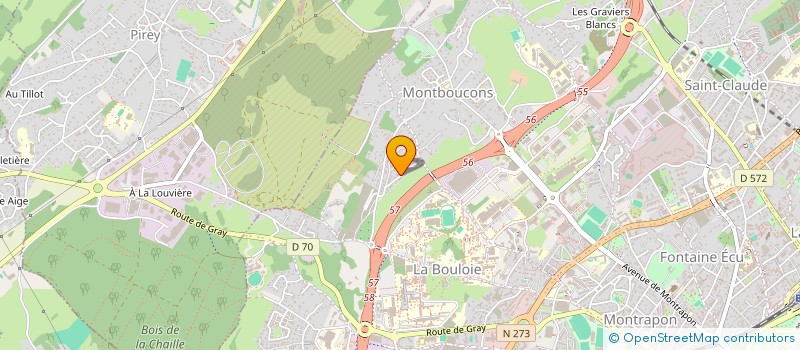 localisation de l'entreprise MADAME OPHELIE HUMARA à BESANCON