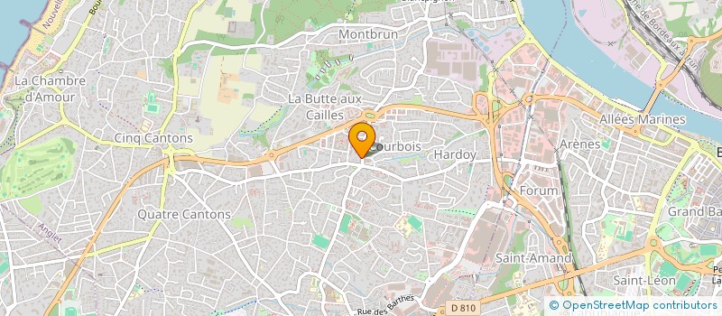 localisation de l'entreprise MADAME OPHELIE HURAND  ANGLET