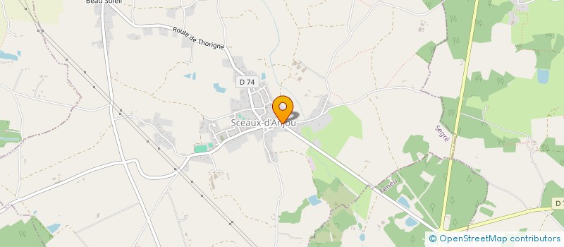 localisation de l'entreprise MADAME OPHELIE HUSARD  SCEAUX-D'ANJOU