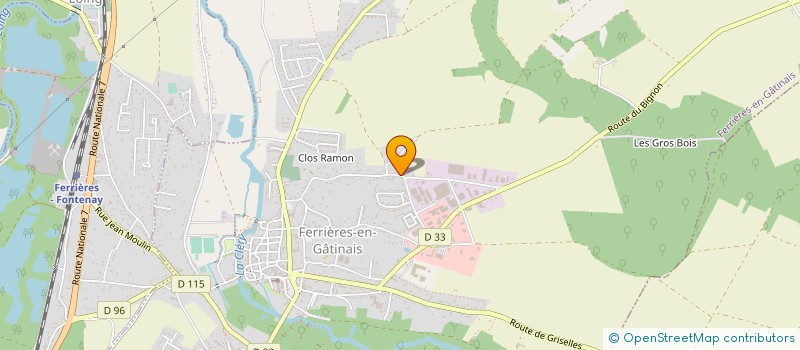 localisation de l'entreprise MADAME OPHELIE JABLONSKI  FERRIERES-EN-GATINAIS