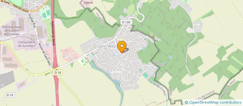 localisation de l'entreprise MADAME OPHELIE JAUSSAUD  SAINT-WITZ