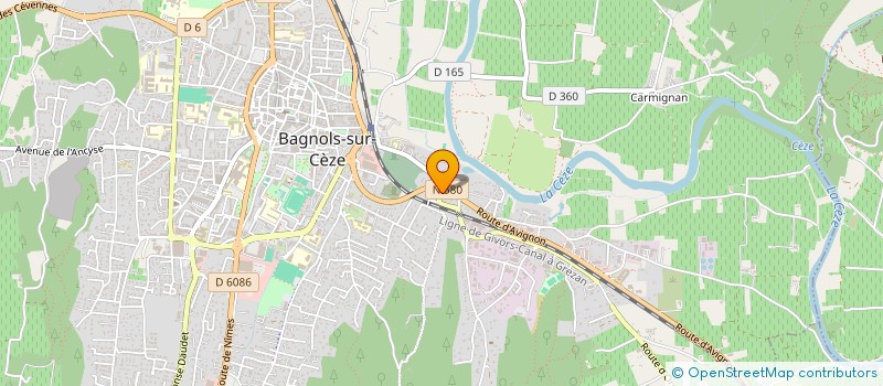 localisation de l'entreprise MADAME OPHELIE JENNEQUIN à BAGNOLS-SUR-CEZE