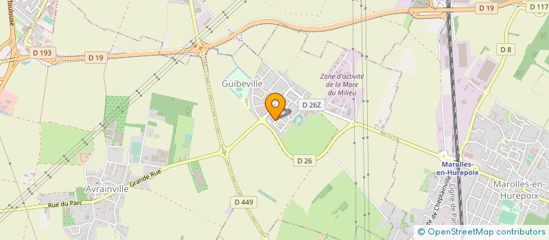 localisation de l'entreprise MADAME OPHELIE JENNERET  GUIBEVILLE