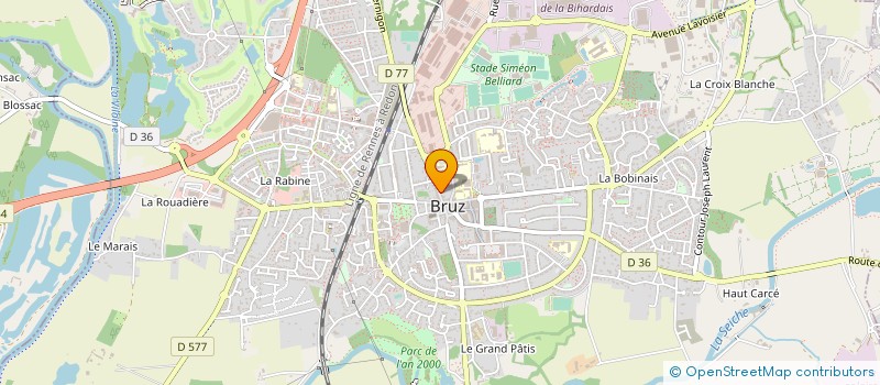 localisation de l'entreprise MADAME OPHELIE JOUBREIL  BRUZ