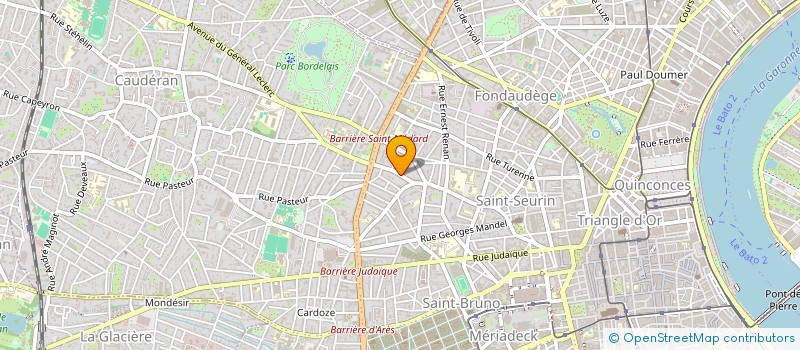 localisation de l'entreprise MADAME OPHELIE JUMELLE  BORDEAUX