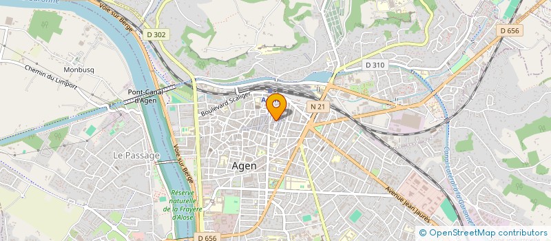 localisation de l'entreprise MADAME OPHELIE KERKAR  AGEN