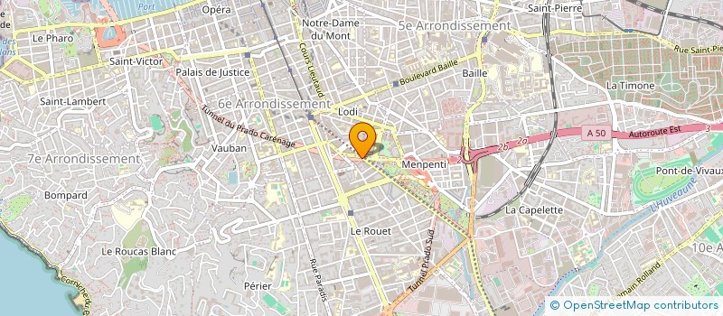 localisation de l'entreprise MADAME OPHELIE KORSIA à MARSEILLE