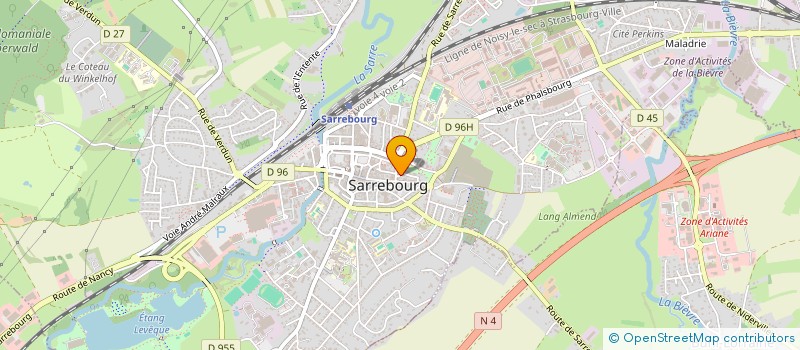 localisation de l'entreprise MADAME OPHELIE KRANS  SARREBOURG