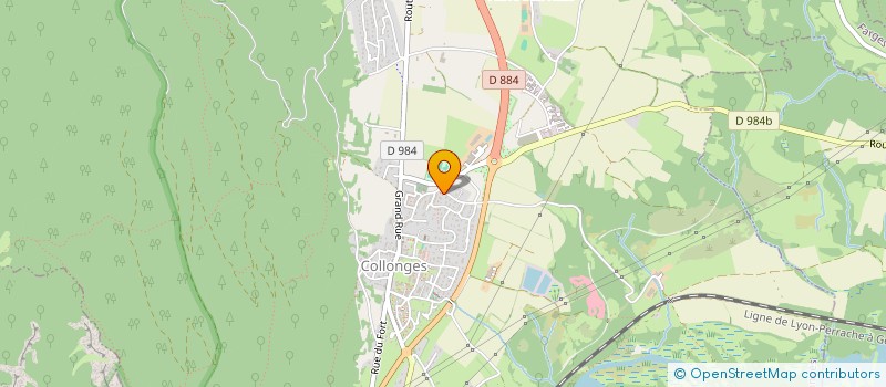 localisation de l'entreprise MADAME OPHELIE LABROUSSE  COLLONGES