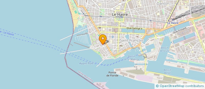 localisation de l'entreprise MADAME OPHELIE LAGNEAUX  LE HAVRE