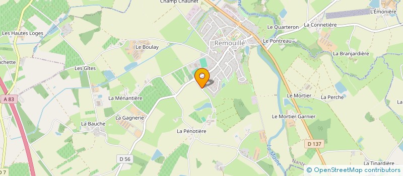 localisation de l'entreprise MADAME OPHELIE LAIR  REMOUILLE