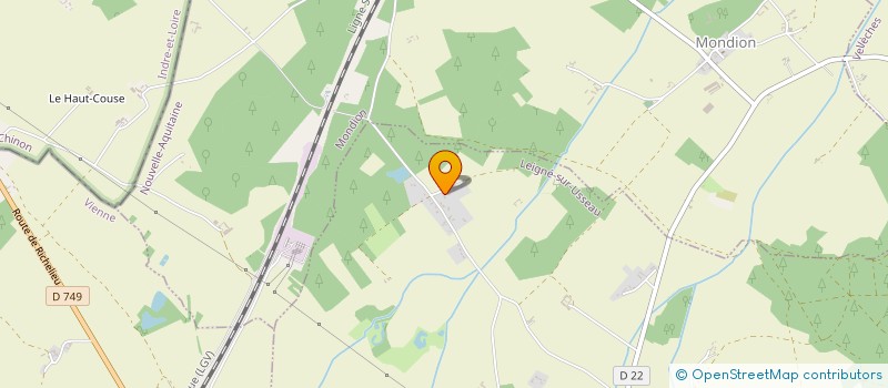 localisation de l'entreprise MADAME OPHELIE LAMY à COLOMBIERS