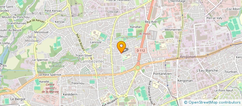 localisation de l'entreprise MADAME OPHELIE LE BORGNE à BREST