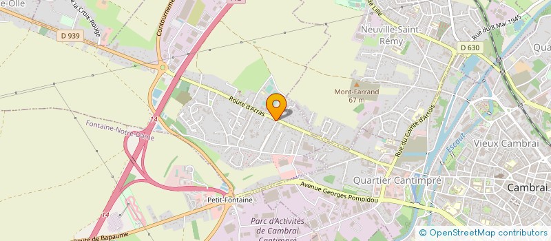 localisation de l'entreprise MADAME OPHELIE LEBRUN  RAILLENCOURT-SAINTE-OLLE