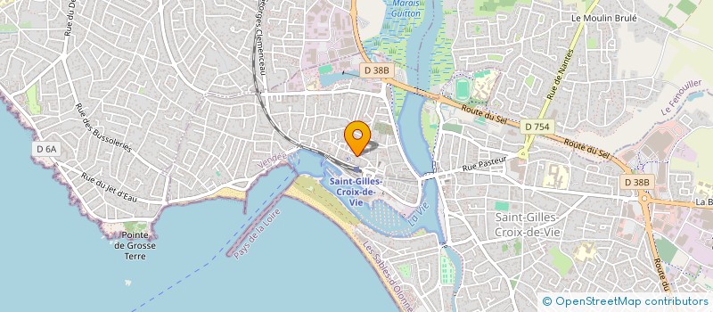 localisation de l'entreprise MADAME OPHELIE LECLAIR à SAINT-GILLES-CROIX-DE-VIE