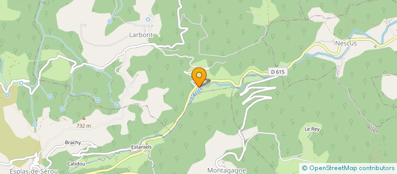 localisation de l'entreprise MADAME OPHELIE LECLERC à LARBONT