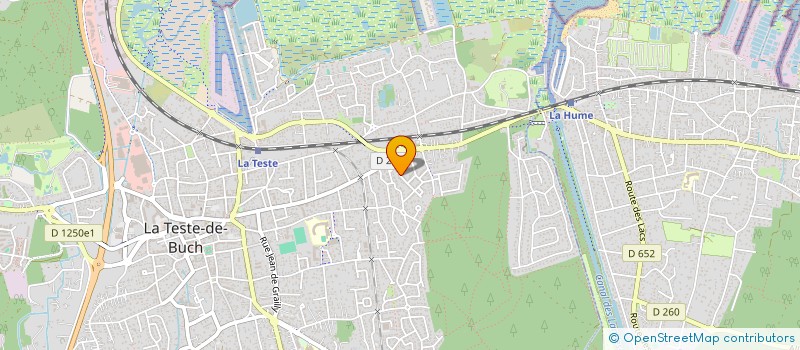 localisation de l'entreprise MADAME OPHELIE LECUYER  LA TESTE-DE-BUCH