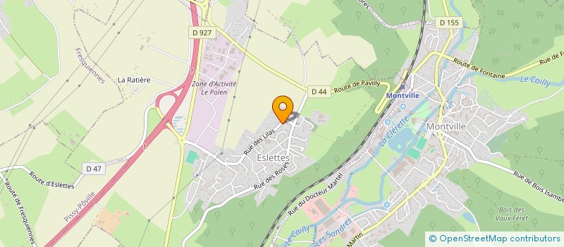 localisation de l'entreprise MADAME OPHELIE LEFEVRE  ESLETTES