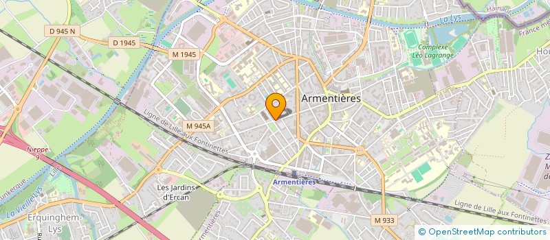 localisation de l'entreprise MADAME OPHELIE LEFEVRE  ARMENTIERES