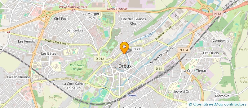 localisation de l'entreprise MADAME OPHELIE LEJEUNE à DREUX