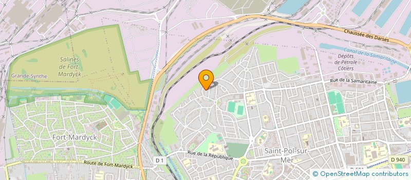 localisation de l'entreprise MADAME OPHELIE LEMAIRE à DUNKERQUE