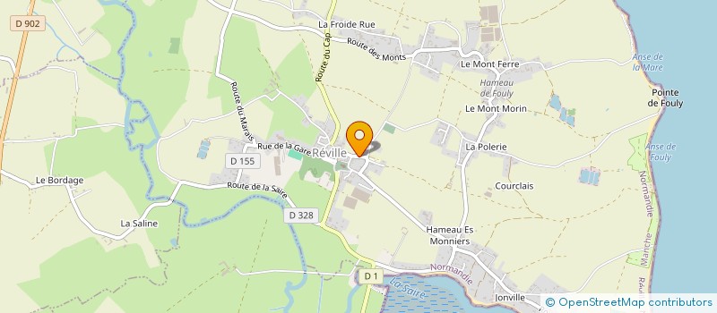 localisation de l'entreprise MADAME OPHELIE LEMESLE  REVILLE