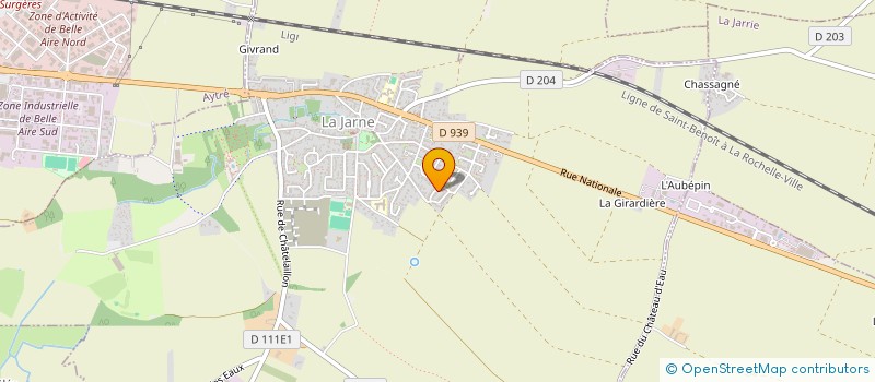 localisation de l'entreprise MADAME OPHELIE LEPERRE  LA JARNE