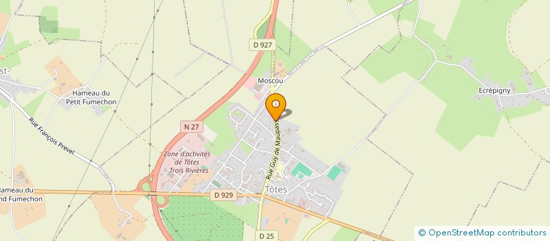 localisation de l'entreprise MADAME OPHELIE LEROUX  TOTES