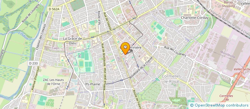 localisation de l'entreprise MADAME OPHELIE LESAGE  CAEN