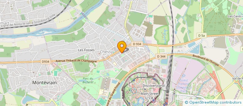 localisation de l'entreprise MADAME OPHELIE LEURET à CHESSY