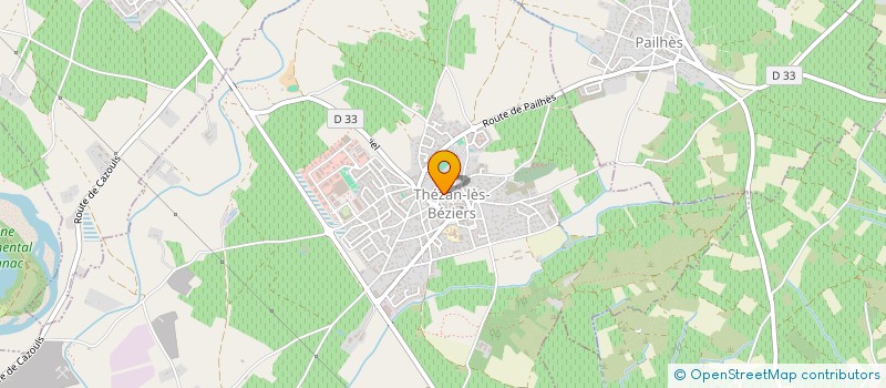 localisation de l'entreprise MADAME OPHELIE LHEUREUX  THEZAN-LES-BEZIERS